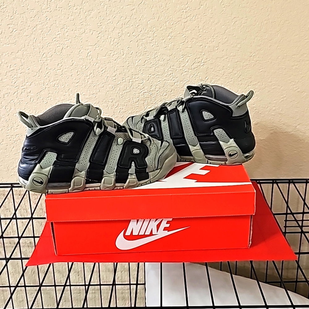Nike Air Uptempo (GS) 7y Dark Stucco/Black/Noir